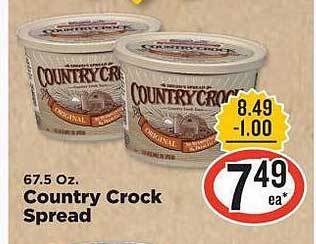 IGA Country crock spread offer