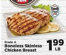 IGA Boneless skinless chicken breast offer