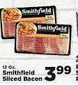 IGA Smithfield sliced bacon offer