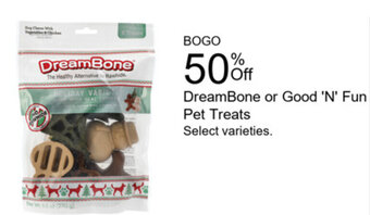 Walgreens DreamBone or Good N' Fun Pet Treats offer
