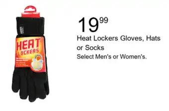 Walgreens Heat Lockers Gloves, Hats or Socks offer