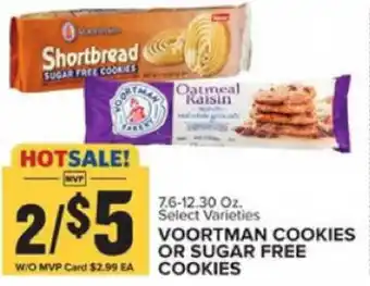 Food Lion Voortman Cookies or Sugar Free Cookies 7.6-12.30 oz offer