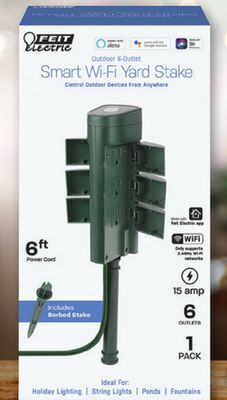 Ace Hardware Feit® smart wi-fi 6-outlet power stake offer