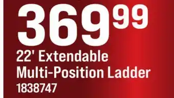 Ace Hardware Little giant® 22' extendable multi-position ladder offer