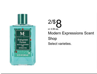 Walgreens Modern Expressions Scent Shop offer