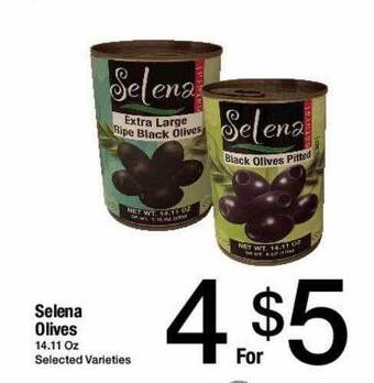Jons International Selena olives offer