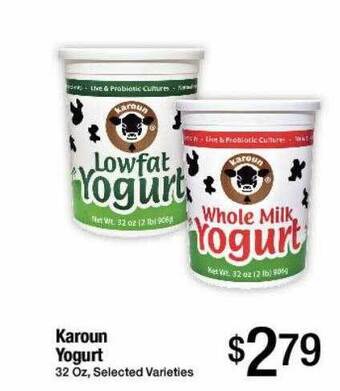 Jons International Karoun yogurt offer