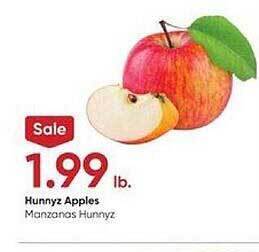 Stater Bros Hunnyz apples manzanas hunnyz offer