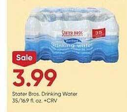 Stater Bros Stater bros, drinking water offer