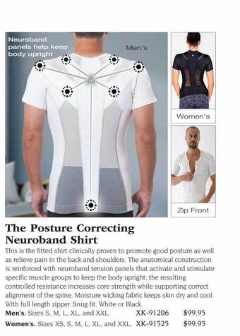 Hammacher Schlemmer The posture correcting neuroband shirt offer