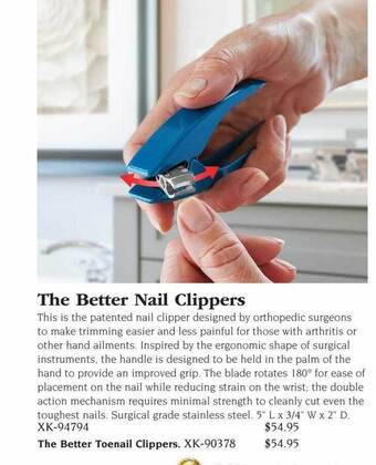 Hammacher Schlemmer The better nail clippers offer