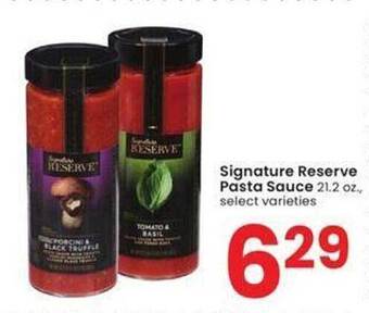 Albertsons Signature reserve pasta sauce offer