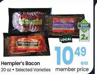 Safeway Hempler's bacon offer