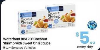 Safeway Waterfront bistro coconut shrimp with sweet chili sauce offer