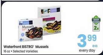 Waterfront bistro mussels