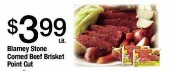 Jons International Blarney stone corned beef brisket point cut offer