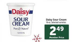 Safeway Daisy sour cream offer