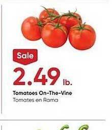 Stater Bros Tomatoes on-the-vine offer