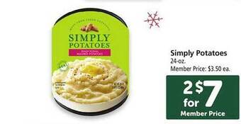 Safeway Simply potatoes offer