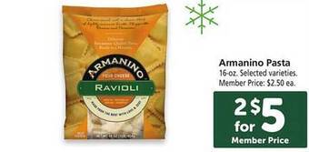 Safeway Armanino pasta offer
