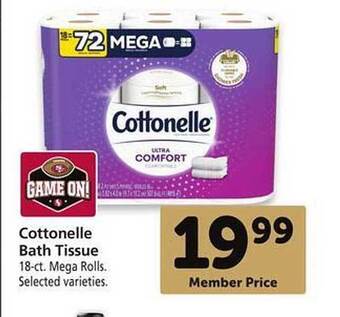 Safeway Cottonelle bath tissue offer