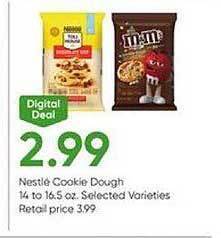 Stater Bros Nestlé cookie dough offer
