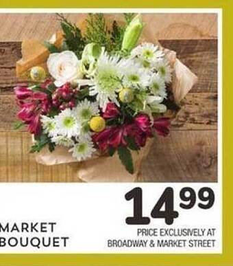 Albertsons Market bouquet offer