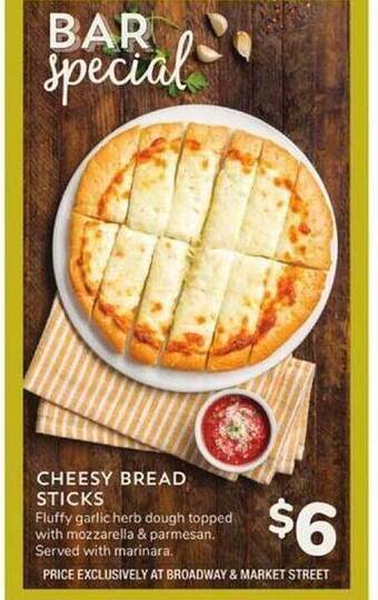 Albertsons Cheesy bread sticks offer