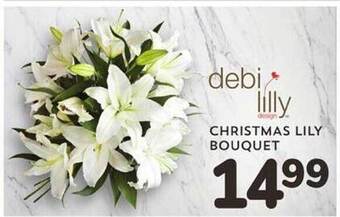Albertsons Christmas lily bouquet offer