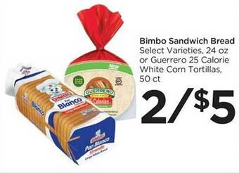 Foods Co Bimbo sandwich bread offer