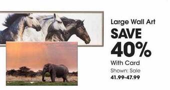 Fred Meyer Large wall art offer