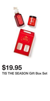 Bath & Body Works Tis the season gift box set offer