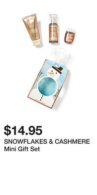 Bath & Body Works Snowflakes & cashmere mini gift set offer