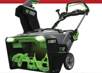 Ace Hardware Ego™ power + 56 volt 21" single-stage snow thrower offer
