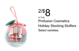 Walgreens Profusion Cosmetics Holiday Stocking Stuffers offer