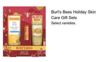 Walgreens Burt's Bees Holiday Skin Care Gift Sets offer
