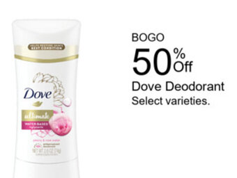 Walgreens Dove Deodorant offer