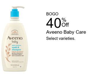 Walgreens Aveeno Baby CAre offer