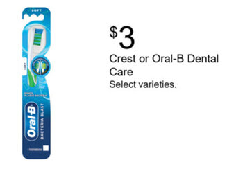 Walgreens Crest or Oral-B Dental Care offer