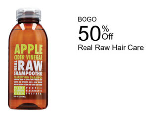 Walgreens Real Raw Hair Care offer
