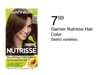 Walgreens Garnier Nutrisse Hair Color offer