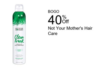 Walgreens Not Your Mother's Hair Care offer