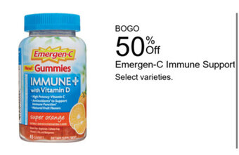 Walgreens Emergen-C Immune Support offer