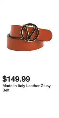 TJ Maxx Made in italy leather giusy belt offer