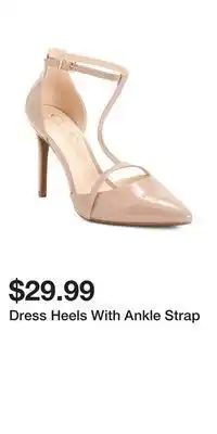 TJ Maxx Dress heels with ankle strap offer