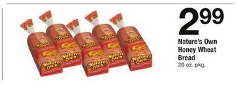 ACME Nature's own honey wheat bread offer