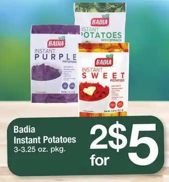 ACME Badia instant potatoes offer