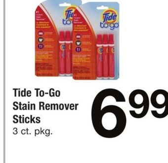 ACME Tide to-go stain remover sticks offer