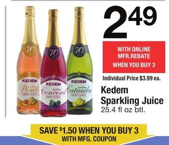ACME Kedem sparkling juice offer