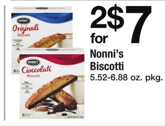 ACME Nonni's biscotti offer